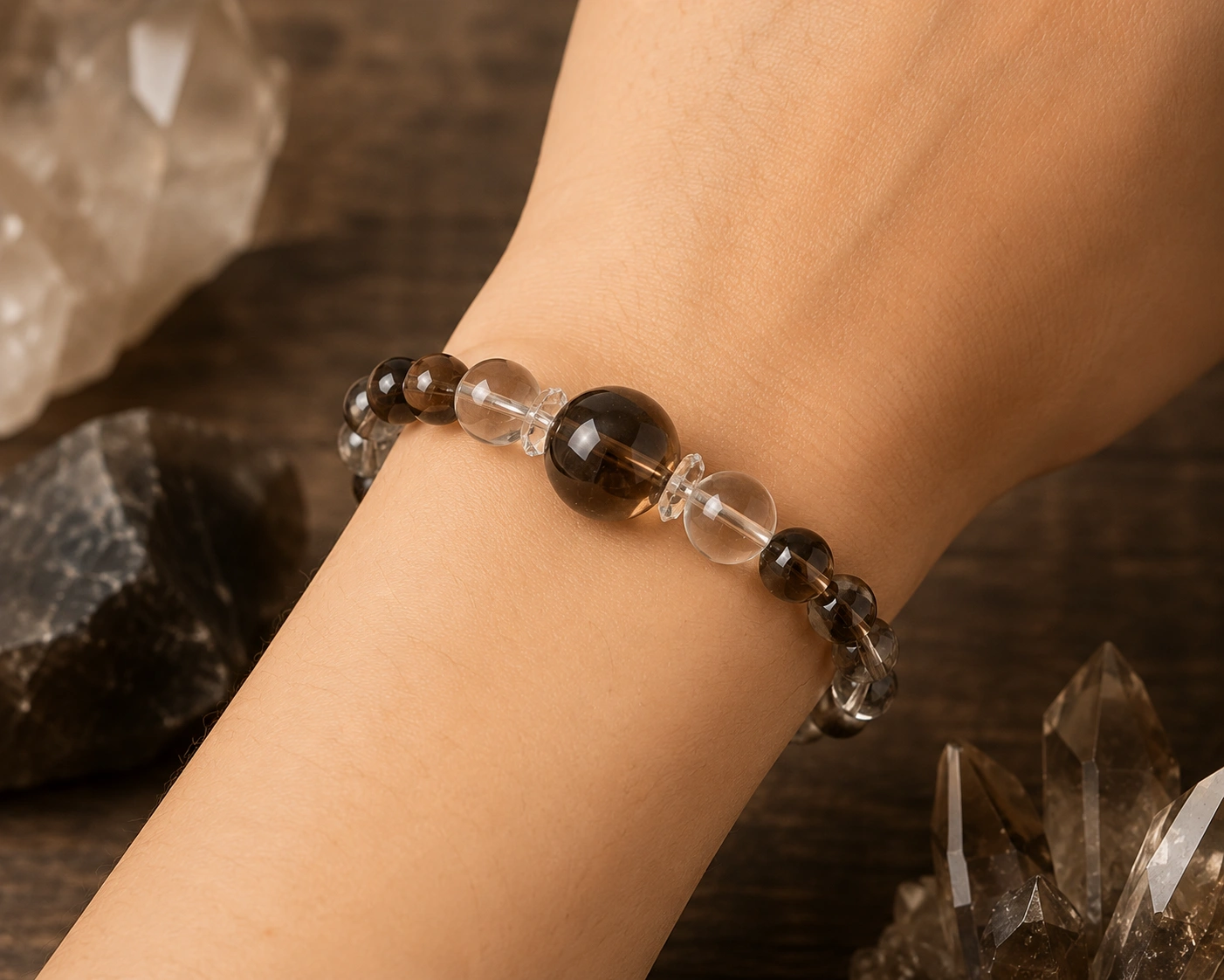 Smoky Quartz (สโมกกี้ควอตซ์) | ข้อมูลพื้นฐานและคุณสมบัติทางกายภาพ | SiO₂ Stone