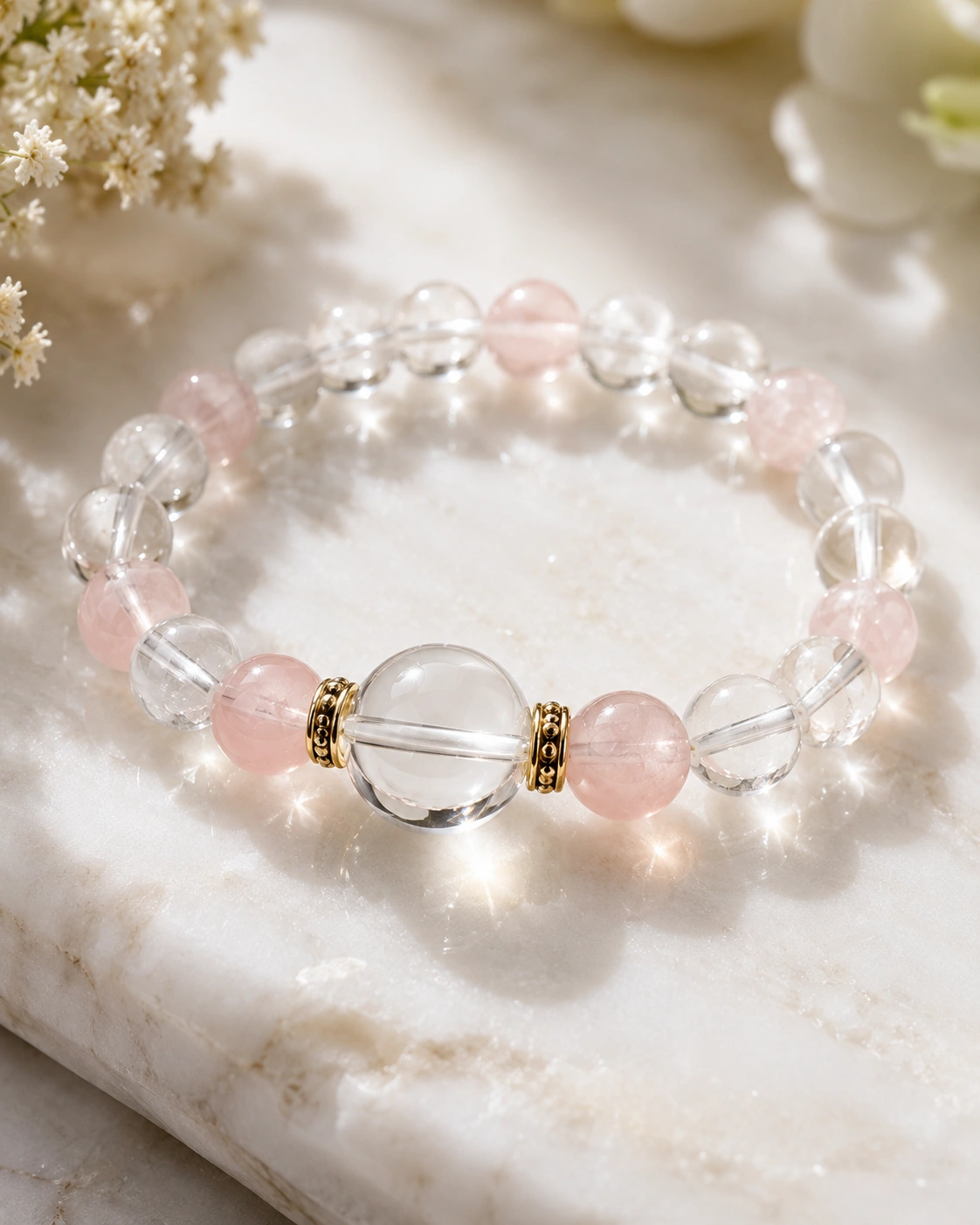 Clear Quartz หรือ เคลียร์ควอตซ์ หินควอตซ์ใสธรรมชาติ แสดงข้อมูลพื้นฐาน สูตรเคมี คุณสมบัติทางกายภาพ ความแข็ง สี และระบบผลึก
